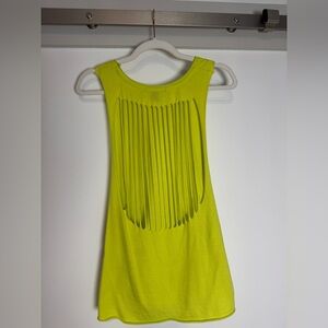 Forever 21 Neon Yellow Green Tank Top Size Small Or medium